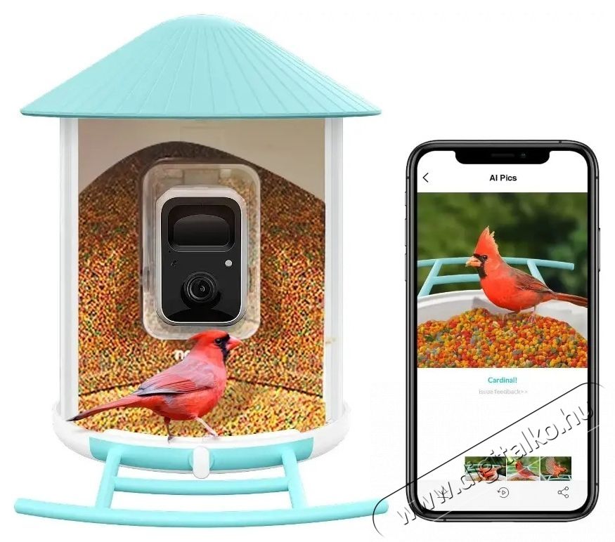 Birdfy Mad&aacute;retető kamer&aacute;val, (ingyenes AI egy &eacute;letre) (EPPAMBNI8101100) H&aacute;ztart&aacute;s / Otthon / K&uuml;lt&eacute;r - Egy&eacute;b h&aacute;ztart&aacute;si term&eacute;k - 531479