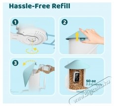 Birdfy Mad&aacute;retető kamer&aacute;val &eacute;s napelemmel, AI előfizet&eacute;ssel (EPPAMBNI8101110) H&aacute;ztart&aacute;s / Otthon / K&uuml;lt&eacute;r - K&uuml;lt&eacute;r / kerti term&eacute;k / grill - Egy&eacute;b kerti g&eacute;p - 531474