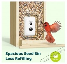 Birdfy Mad&aacute;retető kamer&aacute;val, &eacute;benfa, AI n&eacute;lk&uuml;l (EPPAMBNI8702110) H&aacute;ztart&aacute;s / Otthon / K&uuml;lt&eacute;r - K&uuml;lt&eacute;r / kerti term&eacute;k / grill - Egy&eacute;b kerti g&eacute;p - 531483