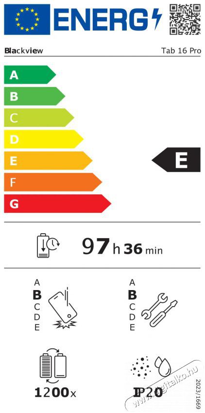 Blackview TAB16 PRO LTE 8GB/256GB blue tablet Mobil / Kommunik&aacute;ci&oacute; / Smart - Tablet - Android tablet - 523052