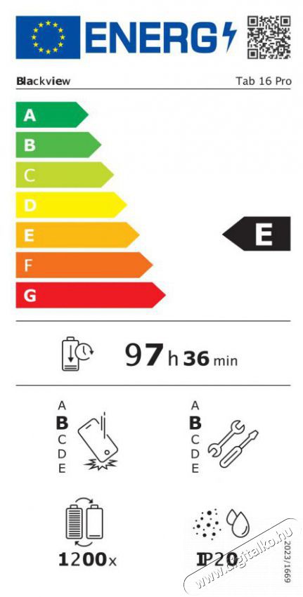 Blackview TAB16 PRO LTE 8GB/256GB purple tablet Mobil / Kommunik&aacute;ci&oacute; / Smart - Tablet - Android tablet - 523053