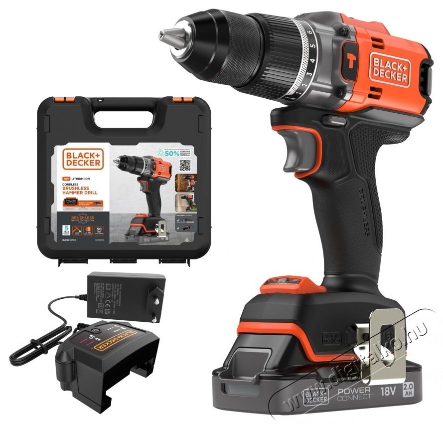 Black & Decker BLD683D1XK kompakt akkus f&uacute;r&oacute;-csavaroz&oacute; &eacute;s &uuml;tvecsavaroz&oacute; H&aacute;ztart&aacute;s / Otthon / K&uuml;lt&eacute;r - Szersz&aacute;m - F&uacute;r&oacute; / f&uacute;r&oacute;kalap&aacute;cs - 534907