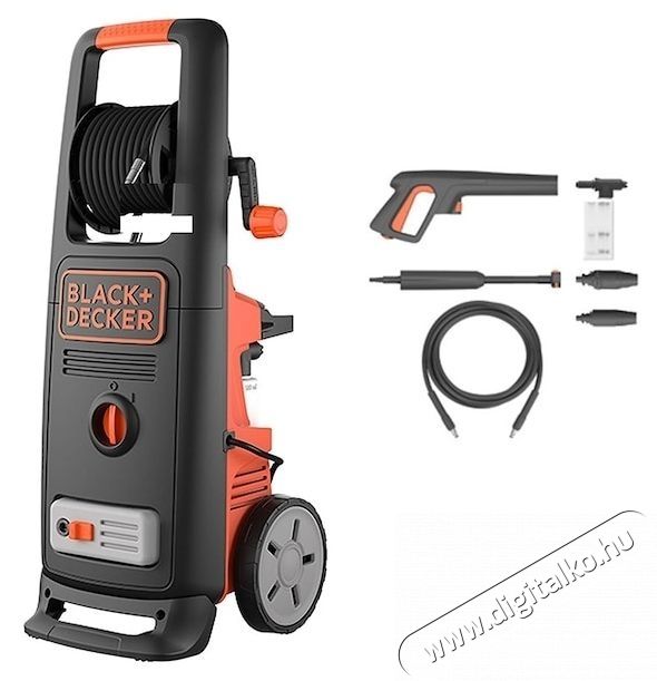 Black & Decker BXPW2000E Magasnyom&aacute;s&uacute; mos&oacute;, 2000W, 140 bar H&aacute;ztart&aacute;s / Otthon / K&uuml;lt&eacute;r - Tiszt&iacute;t&oacute; / mos&oacute; - Nagynyom&aacute;s&uacute; mos&oacute; - 534914