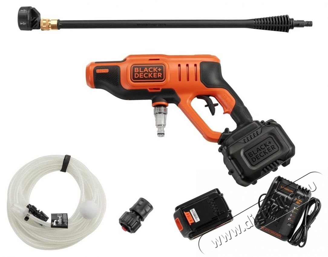 Black & Decker Akkumul&aacute;toros magasnyom&aacute;s&uacute; mos&oacute;, Black   Decker BCPC18D1-QW H&aacute;ztart&aacute;s / Otthon / K&uuml;lt&eacute;r - Tiszt&iacute;t&oacute; / mos&oacute; - Nagynyom&aacute;s&uacute; mos&oacute; - 534915