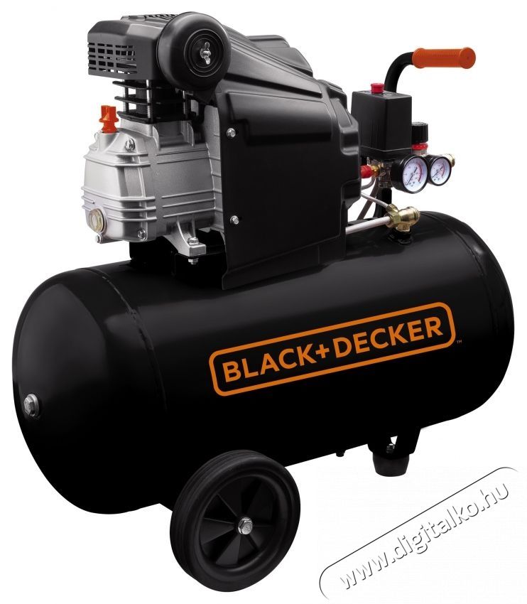 Black & Decker BD 205/50 Kompresszor, 50L, 2LE, 8 Bar H&aacute;ztart&aacute;s / Otthon / K&uuml;lt&eacute;r - Szersz&aacute;m - Kompresszor - 536186