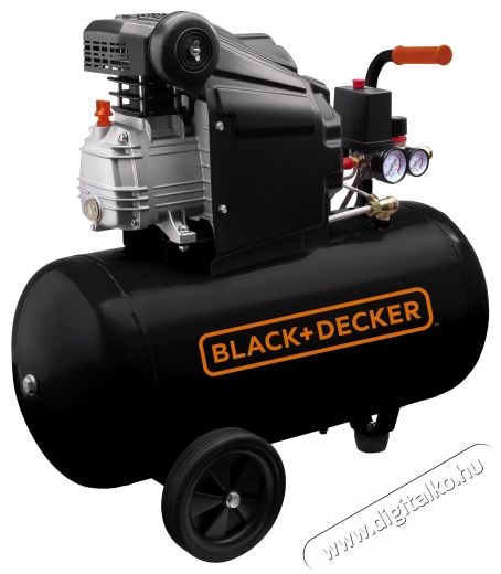 Black & Decker BD 205/50 Kompresszor, 50L, 2LE, 8 Bar H&aacute;ztart&aacute;s / Otthon / K&uuml;lt&eacute;r - Szersz&aacute;m - Kompresszor - 536186