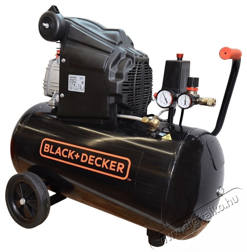 Black & Decker BD 205/50 Kompresszor, 50L, 2LE, 8 Bar H&aacute;ztart&aacute;s / Otthon / K&uuml;lt&eacute;r - Szersz&aacute;m - Kompresszor - 536186