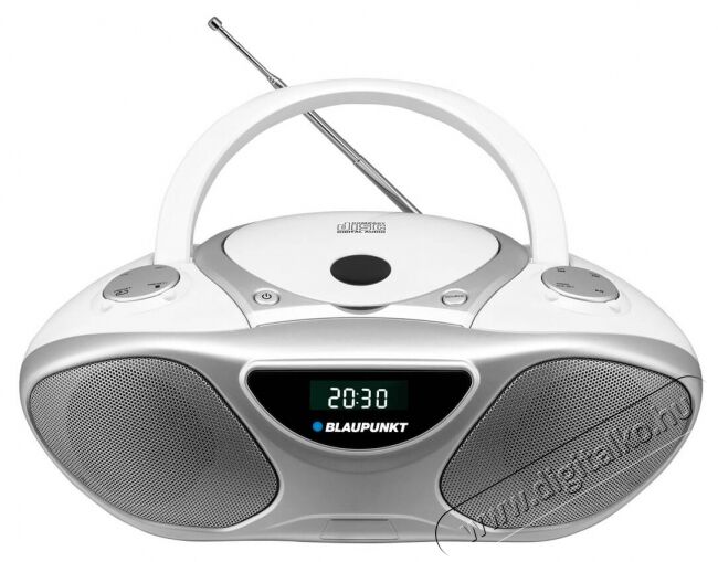Blaupunkt BB4WH Boombox - fehér Audio-Video / Hifi / Multimédia - Hordozható CD / DVD / Multimédia készülék - Hordozható CD / Multimédia rádiómagnó / Boombox - 347842