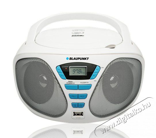 Blaupunkt BB5WH bloombox rádió - fehér Audio-Video / Hifi / Multimédia - Hordozható CD / DVD / Multimédia készülék - Hordozható CD / Multimédia rádiómagnó / Boombox - 311441
