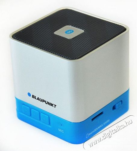 Blaupunkt BT02WH hordozható bluetooth hangszóró - fehér/kék Audio-Video / Hifi / Multimédia - Hordozható, vezeték nélküli / bluetooth hangsugárzó - Hordozható, vezeték nélküli / bluetooth hangsugárzó