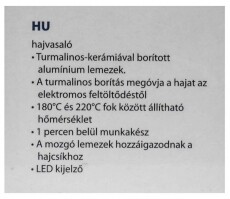 Blaupunkt HSS501 hajvasaló Szépségápolás / Egészség - Hajápolás - Hajvasaló / egyenesítő - 334812
