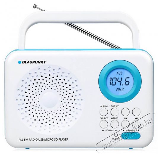Blaupunkt PP12WH hordozható rádió - fehér Audio-Video / Hifi / Multimédia - Rádió / órás rádió - Hordozható, zseb-, táska rádió - 347852