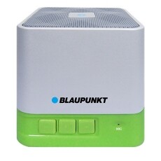 Blaupunkt BT02GR hordozható bluetooth hangszóró - fehér/zöld Audio-Video / Hifi / Multimédia - Hordozható, vezeték nélküli / bluetooth hangsugárzó - Hordozható, vezeték nélküli / bluetooth hangsugárzó - 319330