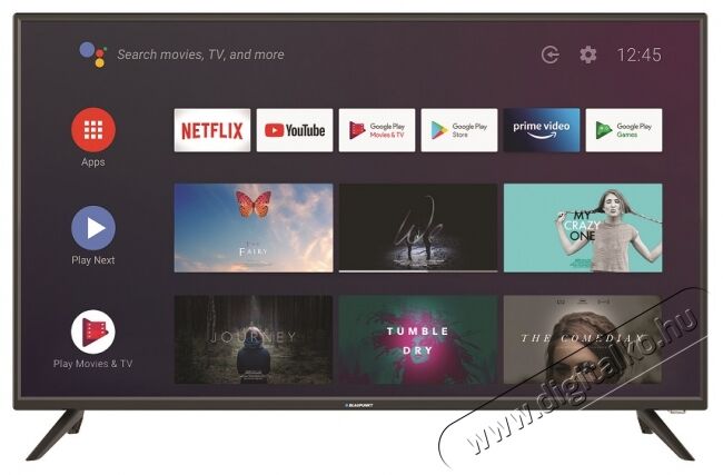 Blaupunkt BA40F4132LEB 100cm-es FULLHD Android 9 Smart LED TV Televíziók - LED televízió - 1080p Full HD felbontású - 371278