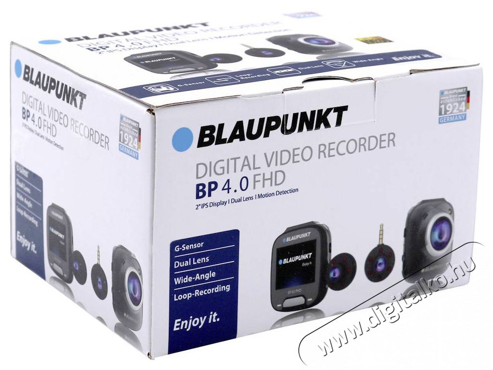 Blaupunkt DVR 4.0 FHD aut&oacute;s kamera F&eacute;nyk&eacute;pezőg&eacute;p / kamera - Aut&oacute;s fed&eacute;lzeti kamera - 381535