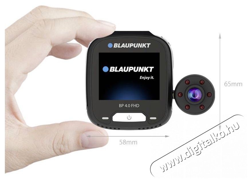 Blaupunkt DVR 4.0 FHD aut&oacute;s kamera F&eacute;nyk&eacute;pezőg&eacute;p / kamera - Aut&oacute;s fed&eacute;lzeti kamera - 381535