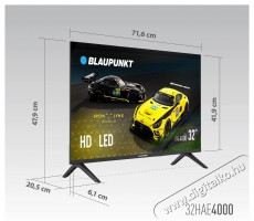 Blaupunkt 32HAE4000 Televíziók - LED televízió - 720p HD Ready felbontású - 511801