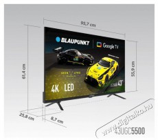 Blaupunkt 43UGC5500S Televíziók - LED televízió - UHD 4K felbontású - 511798