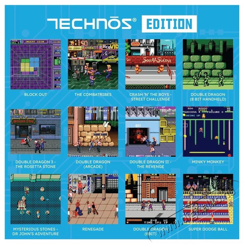 Blaze Entertainment Technos Edition Retro konzol Iroda &eacute;s sz&aacute;m&iacute;t&aacute;stechnika - Egy&eacute;b sz&aacute;m&iacute;t&aacute;stechnikai term&eacute;k - 523075