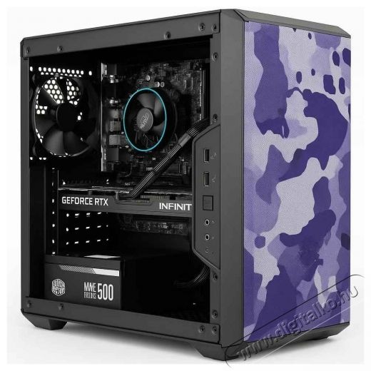 BLEU JOUR Gamer Asztali sz&aacute;m&iacute;t&oacute;g&eacute;p, Intel Core i5-12400F processzorral, ak&aacute;r 4.4GHz-ig, 16GB DDR5, 1TB SSD, NVIDIA GeForce RTX 5060 Ti 8GB GDDR7, Windows 11 Pro, Fekete Iroda &eacute;s sz&aacute;m&iacute;t&aacute;stechnika - Asztali sz&aacute;m&iacute;t&oacute;g&eacute;p - 536189