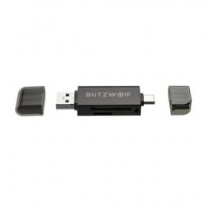 Blitzwolf BW-CR1 SD kártya olvasó, USB-C / USB-A Memória kártya / Pendrive - Kártya olvasó - 408790