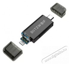 Blitzwolf BW-CR1 SD kártya olvasó, USB-C / USB-A Memória kártya / Pendrive - Kártya olvasó - 408790