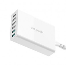 Blitzwolf BW-S15 asztali USB gyorstöltő, 60W, 6 USB port (2 gyorstöltő + 4 normál port) Mobil / Kommunikáció / Smart - Mobiltelefon kiegészítő / tok - Hálózati-, autós töltő - 408806