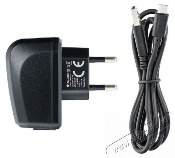 Blue Star 2A MicroUSB kábellel autós töltő  Mobil / Kommunikáció / Smart - Mobiltelefon kiegészítő / tok - Hálózati-, autós töltő - 427277