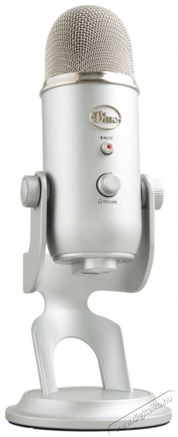 BLUE MICROPHONES Blue Yeti USB, Silver Fot&oacute;-Vide&oacute; kieg&eacute;sz&iacute;tők - Mikrofon - &Eacute;nek &eacute;s hangszer mikrofon - 524373