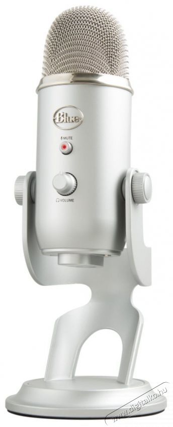 BLUE MICROPHONES Blue Yeti USB, Silver Fot&oacute;-Vide&oacute; kieg&eacute;sz&iacute;tők - Mikrofon - &Eacute;nek &eacute;s hangszer mikrofon - 524373