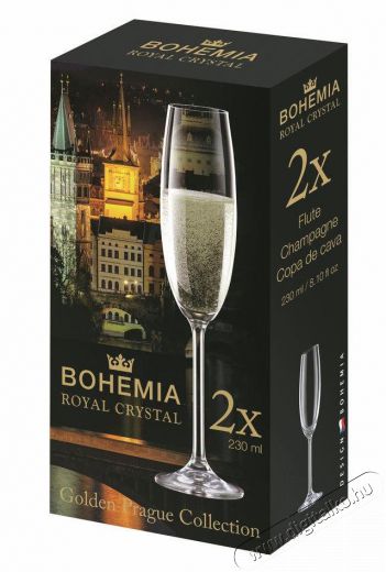 Bohemia Royal Crystal  2FOR2 Pohár 230 ml Konyhai termékek - Konyhai eszköz - Készlet / szett - 524377