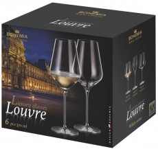 Bohemia Royal Crystal  6 db-os fehérboros pohárkészlet 570 ml LOUVRE Konyhai termékek - Konyhai eszköz - Készlet / szett - 524381