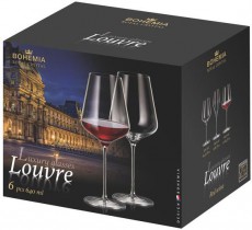 Bohemia Royal Crystal  6 db-os vörösboros pohár 640 ml LOUVRE - Újdonságok - Új termékek - 524382