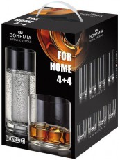 Bohemia Royal Crystal  FOR HOME üveg - 8 db pohár Konyhai termékek - Konyhai eszköz - Készlet / szett - 524393