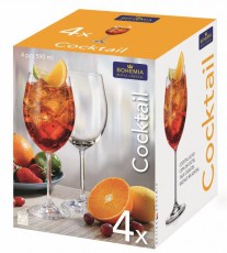 Bohemia Royal Crystal  Koktélospohár 4 db 590 ml Konyhai termékek - Konyhai eszköz - Készlet / szett - 524396
