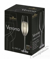 Bohemia Royal Crystal  Verona Pohár 260 ml Konyhai termékek - Konyhai eszköz - Egyéb konyhai eszköz - 524411