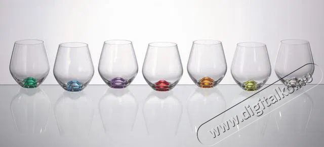 Bohemia Royal Crystal  Vizespoh&aacute;r 6 db 500 ml TORI, sz&iacute;nes alj Konyhai term&eacute;kek - Konyhai eszk&ouml;z - Egy&eacute;b konyhai eszk&ouml;z - 524414