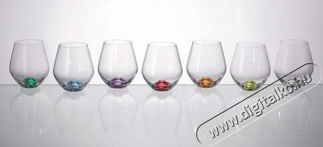 Bohemia Royal Crystal  Vizespoh&aacute;r 6 db 500 ml TORI, sz&iacute;nes alj Konyhai term&eacute;kek - Konyhai eszk&ouml;z - Egy&eacute;b konyhai eszk&ouml;z - 524414