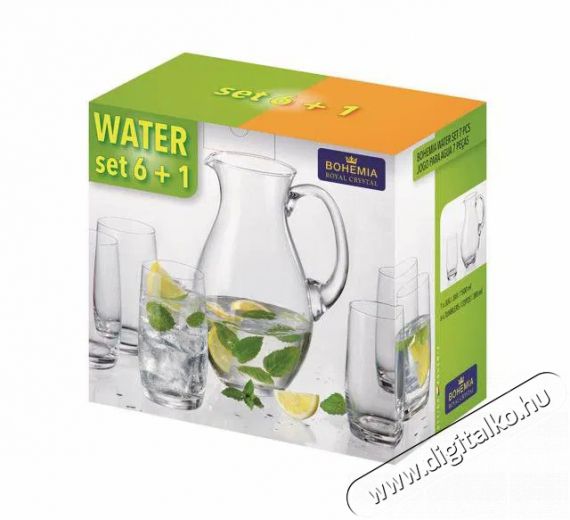 Bohemia Royal Crystal  Vizespohár szett, 7 db Konyhai termékek - Konyhai eszköz - Egyéb konyhai eszköz - 524415