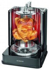 Bomann DVG 3006 CB Kebab/Gyros/Saslik/Mini Grillcsirke kompakt multi grill sütő Konyhai termékek - Konyhai kisgép (sütés / főzés / hűtés / ételkészítés) - Konyhai különlegesség - 337917