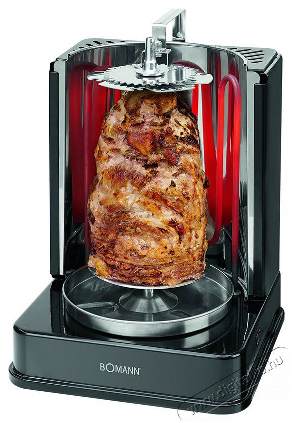 Bomann DVG 3006 CB Kebab/Gyros/Saslik/Mini Grillcsirke kompakt multi grill sütő Konyhai termékek - Konyhai kisgép (sütés / főzés / hűtés / ételkészítés) - Konyhai különlegesség - 337917