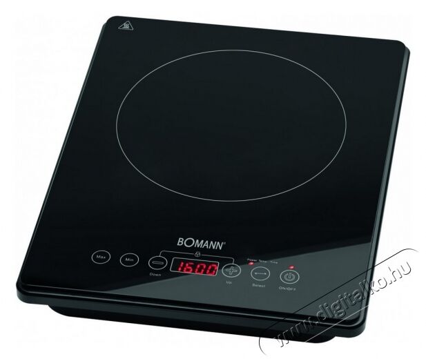 Bomann EKI 5026 CB indukciós főzőlap Konyhai termékek - Sütő-főzőlap, tűzhely (szabadonálló) - Indukciós főzőlap (szabadonálló) - 345378