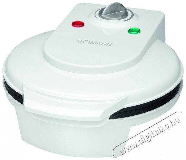 Bomann WA 5018 CB Waffle / Gofri sütő - fehér Konyhai termékek - Konyhai kisgép (sütés / főzés / hűtés / ételkészítés) - Melegszendvics / gofri sütő - 337966