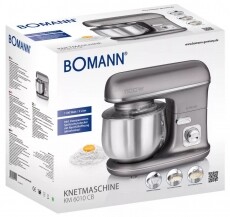 Bomann KM 6010 CB Konyhai robotgép - szürke Konyhai termékek - Konyhai kisgép (előkészítés / feldolgozás) - Konyhai robotgép - 363977