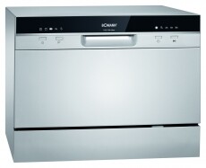 Bomann TSG 708 mosogatógép - ezüst Konyhai termékek - Mosogatógép - Normál (60cm) szabadonálló mosogatógép - 348229