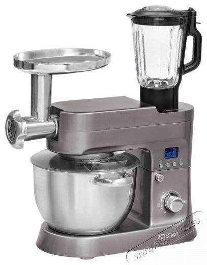 Bomann KM 1395 CB 1200W Konyhai robotgép - titán Konyhai termékek - Konyhai kisgép (előkészítés / feldolgozás) - Konyhai robotgép - 364004