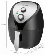 Bomann FR 6002 H CB forrólevegős sütő Konyhai termékek - Konyhai kisgép (sütés / főzés / hűtés / ételkészítés) - Légkeveréses főzőgép / elektromos kukta / multifunkciós sütő - 377685