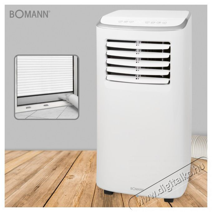 Bomann CL 6048 CB feh&eacute;r mobilkl&iacute;ma H&aacute;ztart&aacute;s / Otthon / K&uuml;lt&eacute;r - Ventil&aacute;tor / L&eacute;gkondicion&aacute;l&oacute; - Mobil kl&iacute;ma - 381097