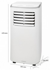 Bomann CL 6048 CB feh&eacute;r mobilkl&iacute;ma H&aacute;ztart&aacute;s / Otthon / K&uuml;lt&eacute;r - Ventil&aacute;tor / L&eacute;gkondicion&aacute;l&oacute; - Mobil kl&iacute;ma - 381097