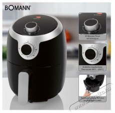 Bomann FR 6050 H forrólevegős sütő Konyhai termékek - Konyhai kisgép (sütés / főzés / hűtés / ételkészítés) - Légkeveréses főzőgép / elektromos kukta / multifunkciós sütő - 410263